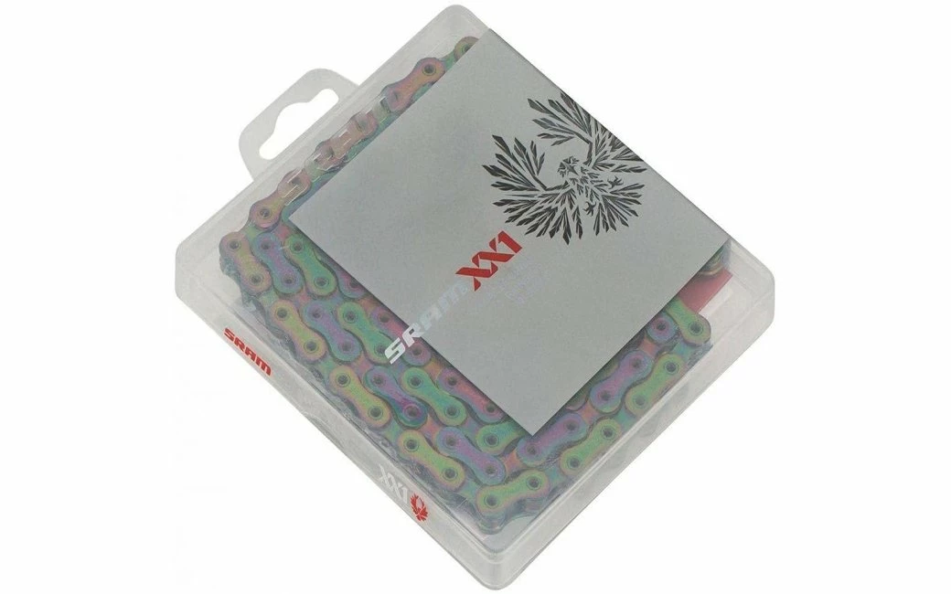 Chaîne SRAM PCXX1 Eagle Rainbow 12 Vitesses - 126 Maillons 1 Chaîne SRAM PCXX1 Eagle Rainbow 12 Vitesses - 126 Maillons