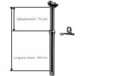 Pièces VTT Soldes Boutique -Pièces VTT Soldes Boutique tige de selle telescopique giant contact s switch 29575 mm d309mm 1